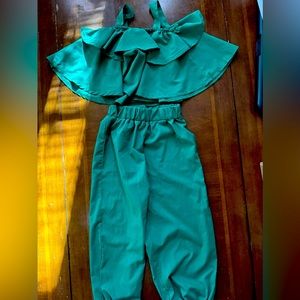 Green outfit